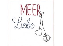 Stickdatei - Meer Liebe